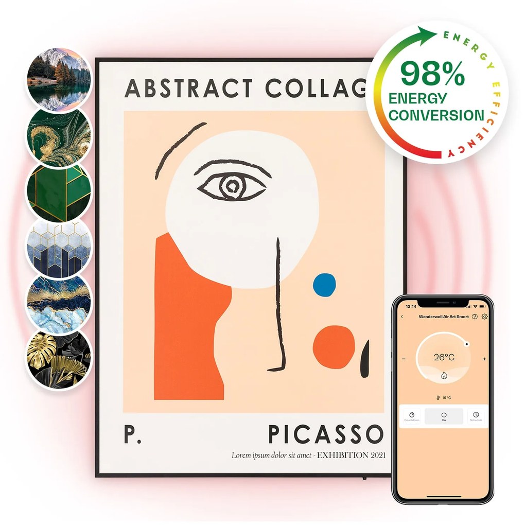 Klarstein Wonderwall Air Art Smart Panel grzewczy na podczerwień