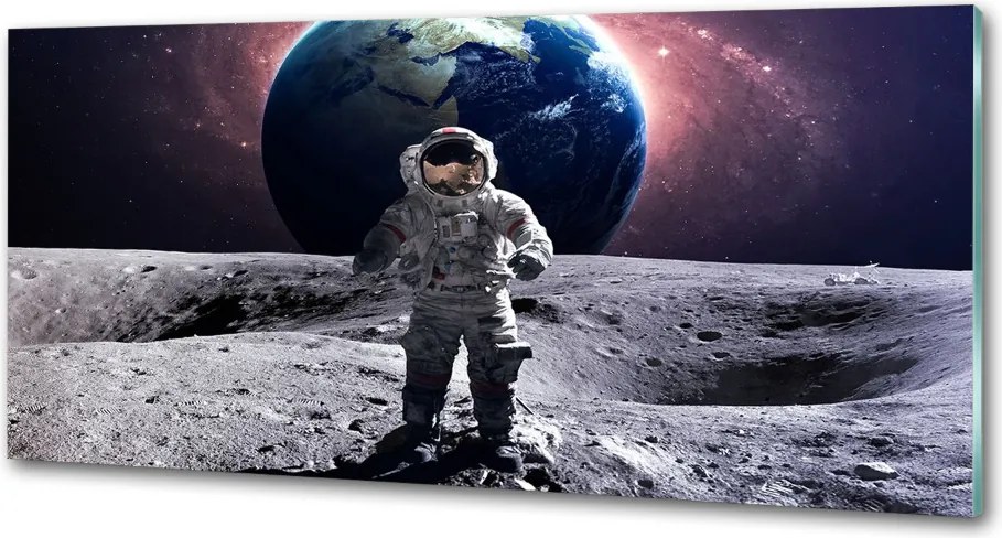 Panel dekor szkło Astronauta