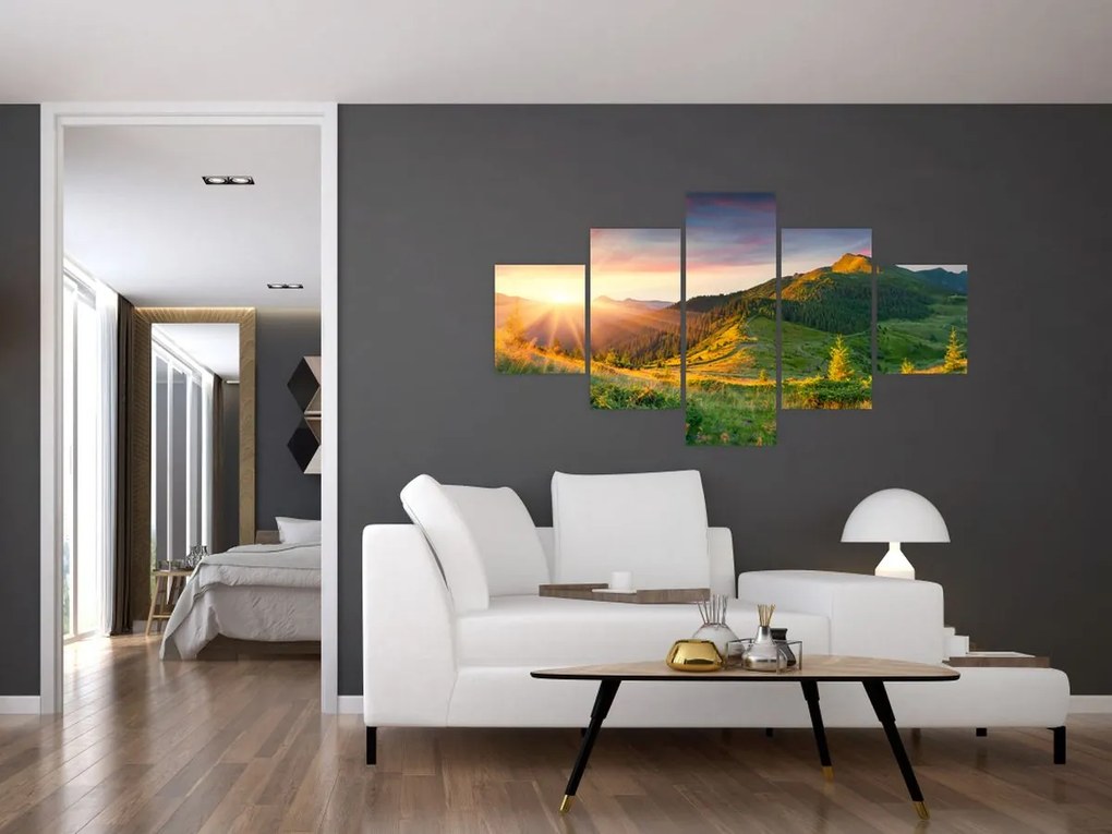 Obraz - Letni krajobraz (125x70 cm)