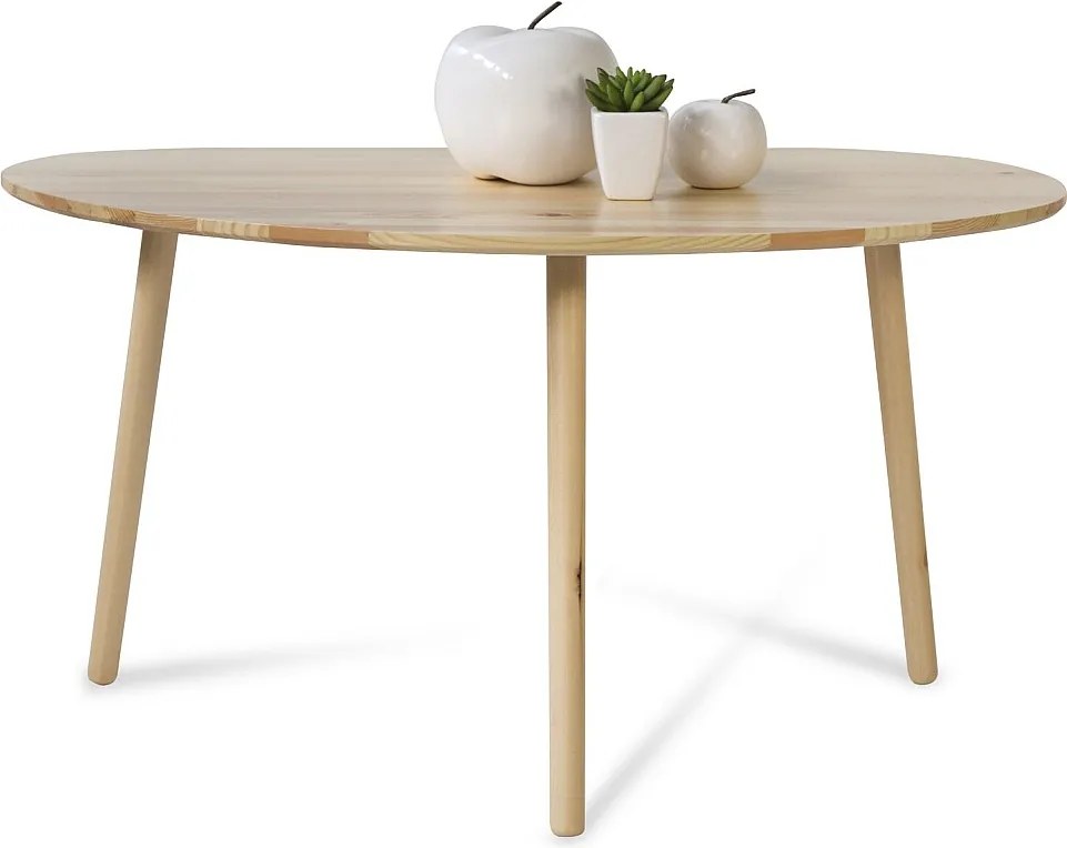 Stolik boczny 84x50x43,5 cm naturalny