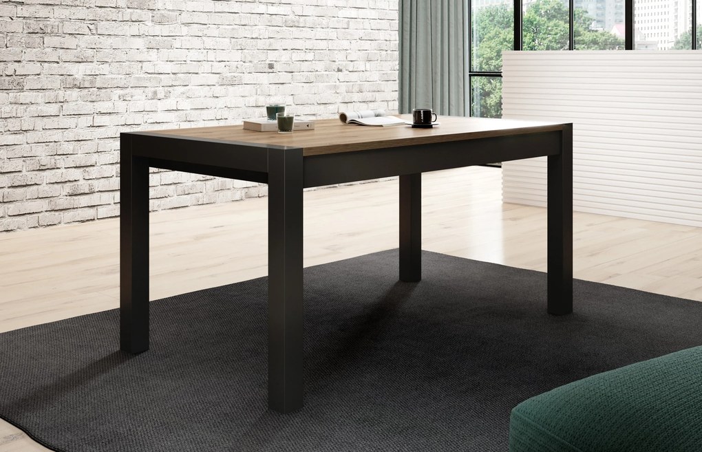 Stół rozkładany ATTIVO Dąb do Salonu Jadalni 160-240 x 90 x 79 cm, Prostokątny