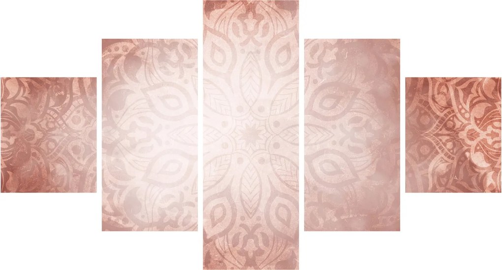 Obraz - Różowa mandala (125x70 cm)