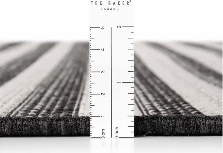 Czarny/kremowy dywan odpowiedni na zewnątrz 160x230 cm Haringey Woodfield – Ted Baker