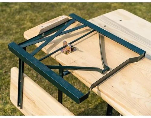 Happy Green Zestaw ogrodowy z oparciem 75 x 60 x 115 cm, jasnobrązowy