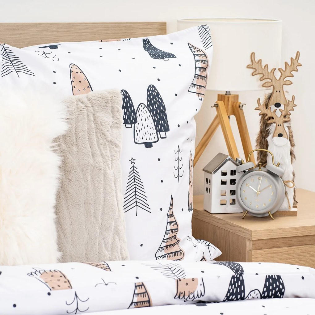 4Home Pościel bawełniana Frugal Winterland, 140 x 220 cm, 70 x 90 cm