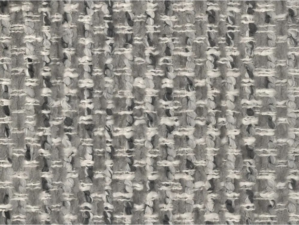 Jasnoszary podnóżek z tkaniny szenilowej Georgia – Micadoni