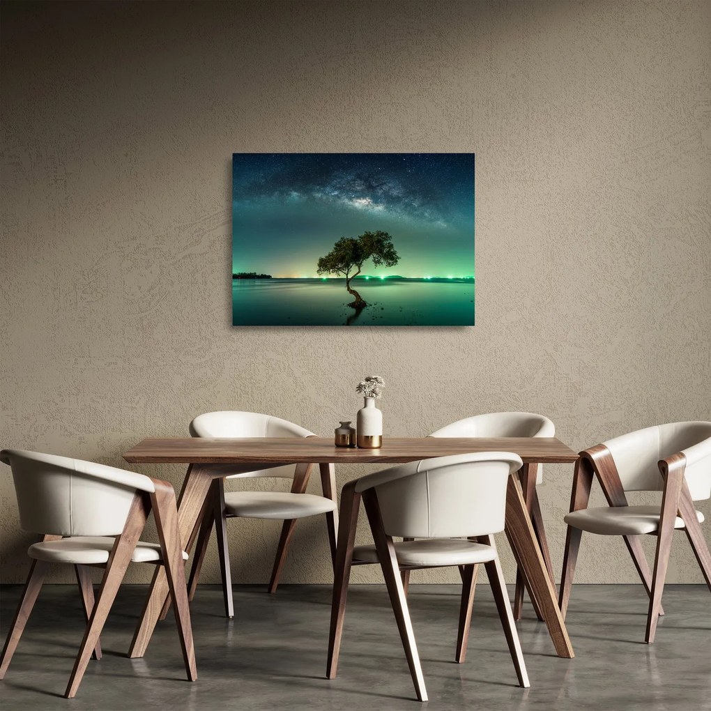 Obraz na szkle nocnego nieba (70x50 cm)