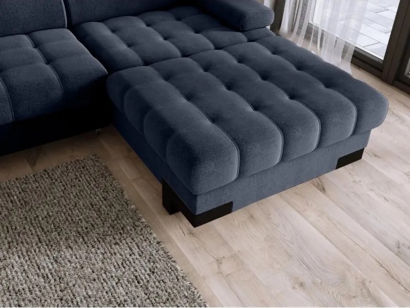 Narożnik SELVA S z funkcją spania i pojemnikiem WERSAL