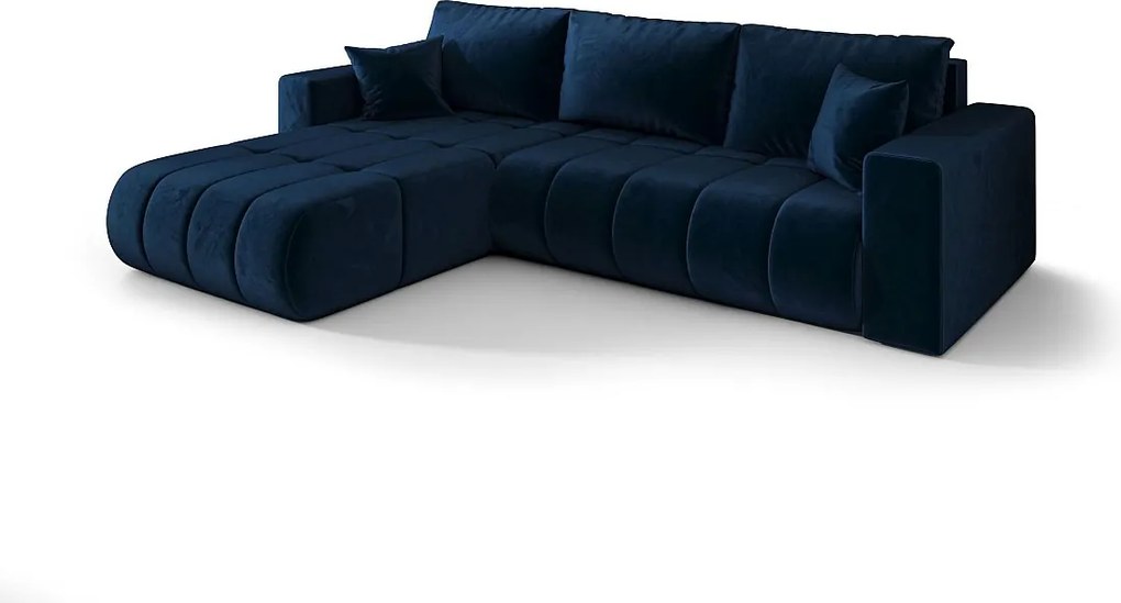 Narożnik BEDANTE MILO PREMIUM L Monolith 77 lewy z funkcją spania Mebel łączący wygodę i nowoczesny design