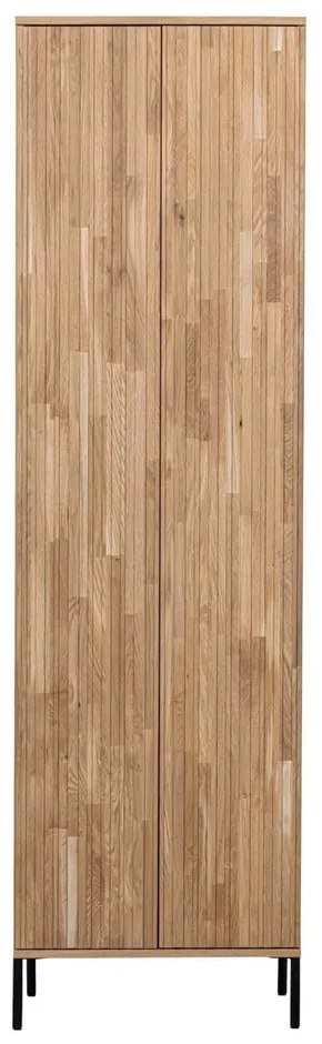 Naturalna szafa w dekorze dębu 60x210 cm Gravure – WOOOD