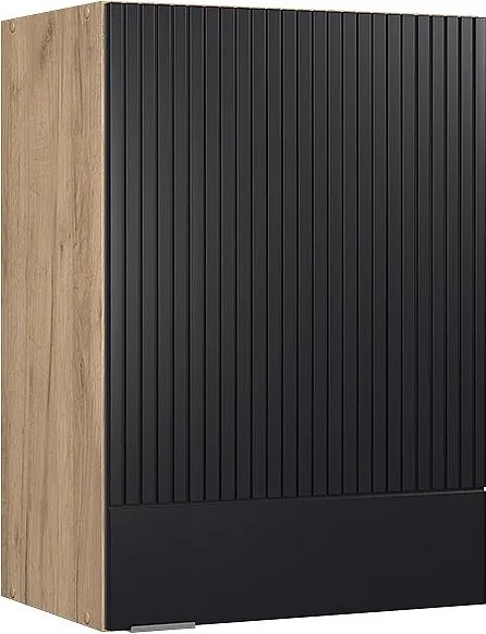 Szafka ścienna czarne paski 50x34.1x72 fame-line