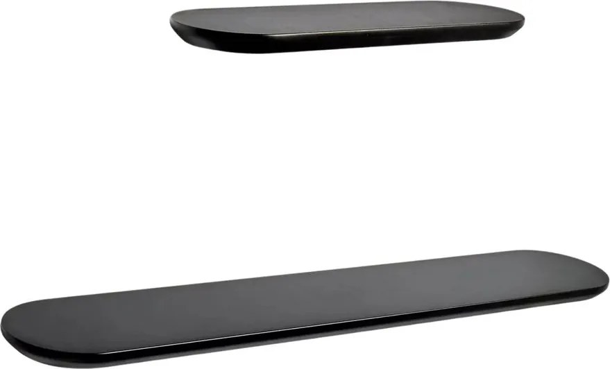 Czarne półki zestaw 2 szt. 55 cm Arely – Kave Home
