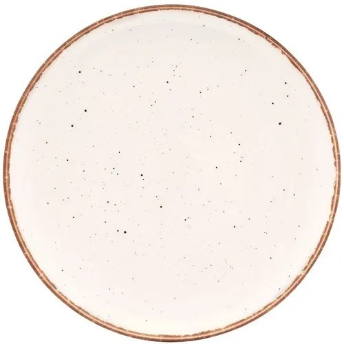 Altom Porcelanowy płytki talerz Reactive Ivory,26,5 cm