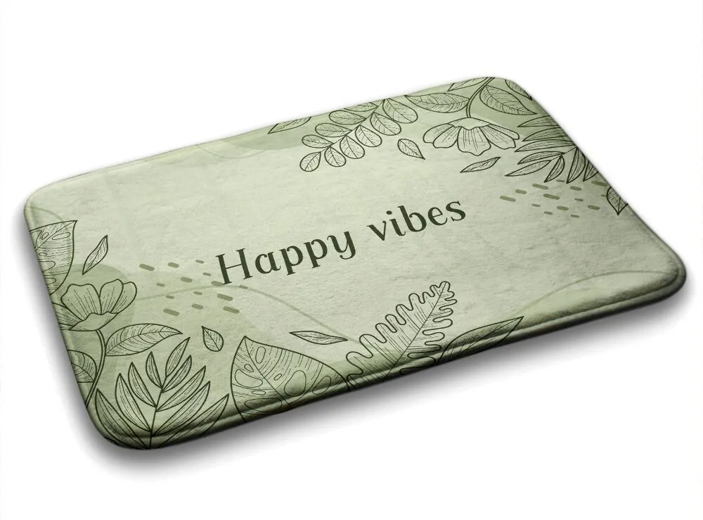 Dywanik łazienkowy Dywanik łazienkowy Motyw florystyczny