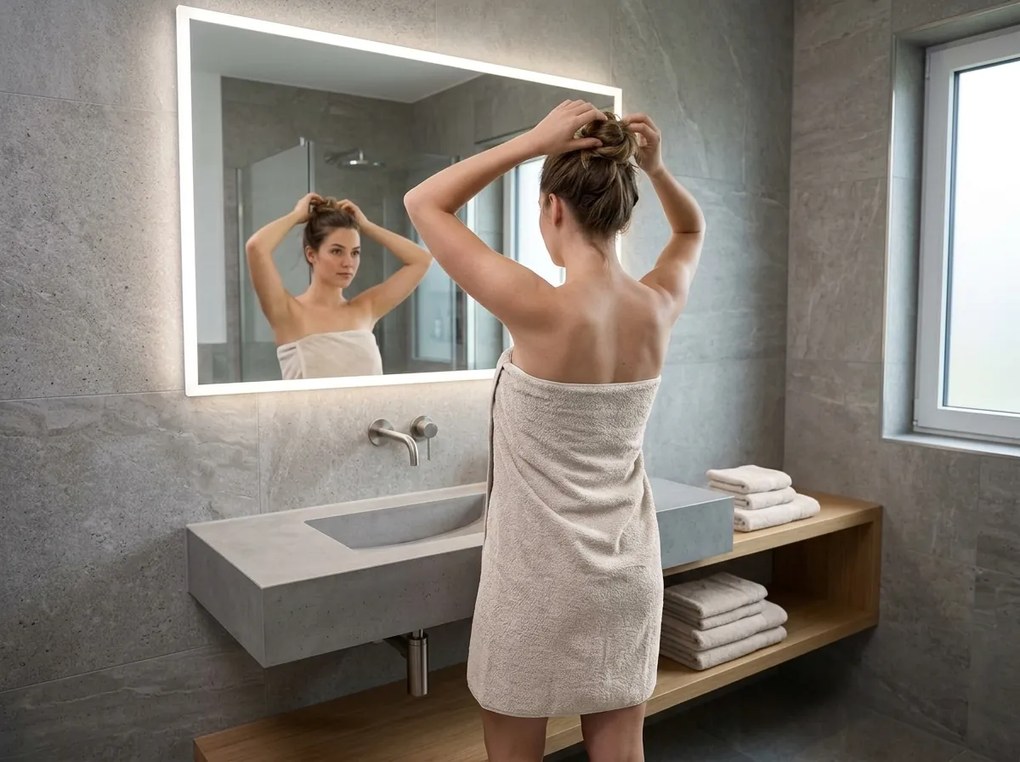 Ręcznik kąpielowy NORIELLE 70x140 cm beżowy, 100% bawełna