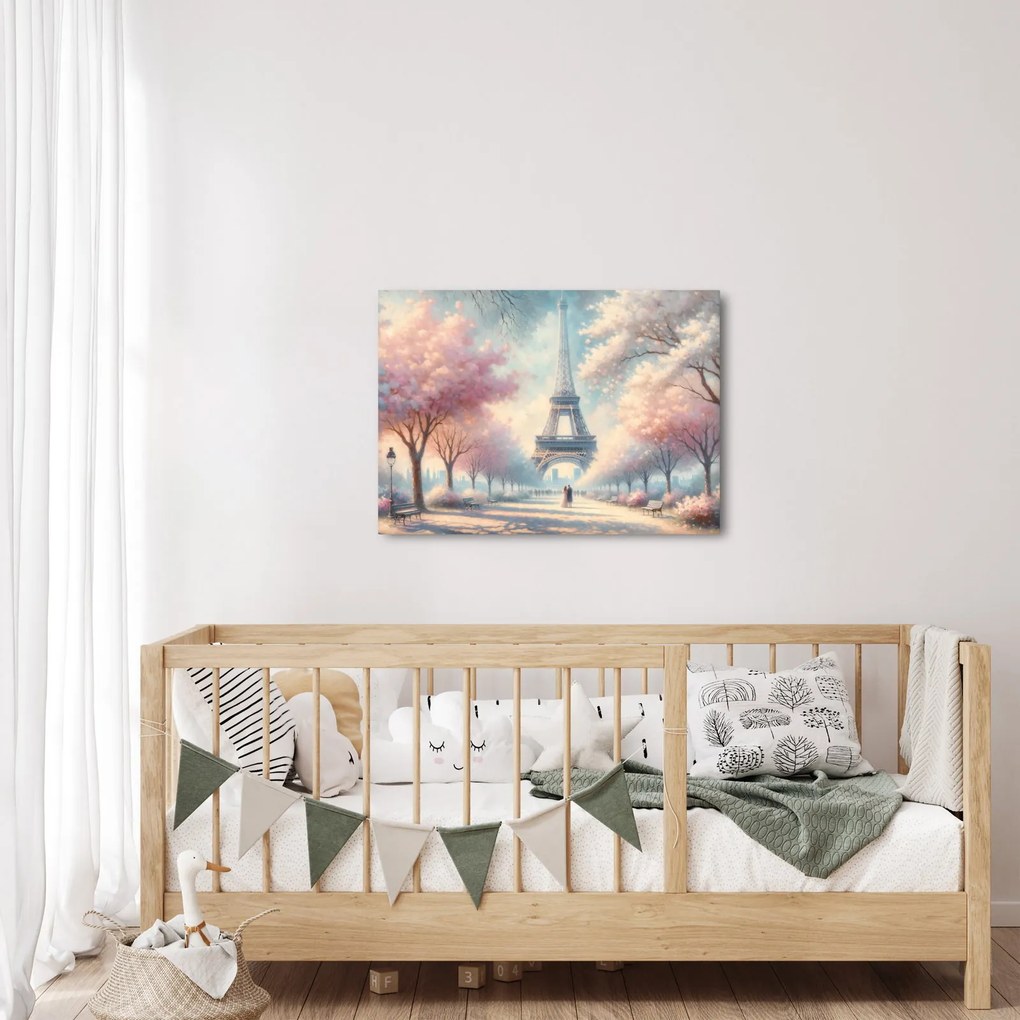 Obraz – Wiosna w Paryżu (70x50 cm)