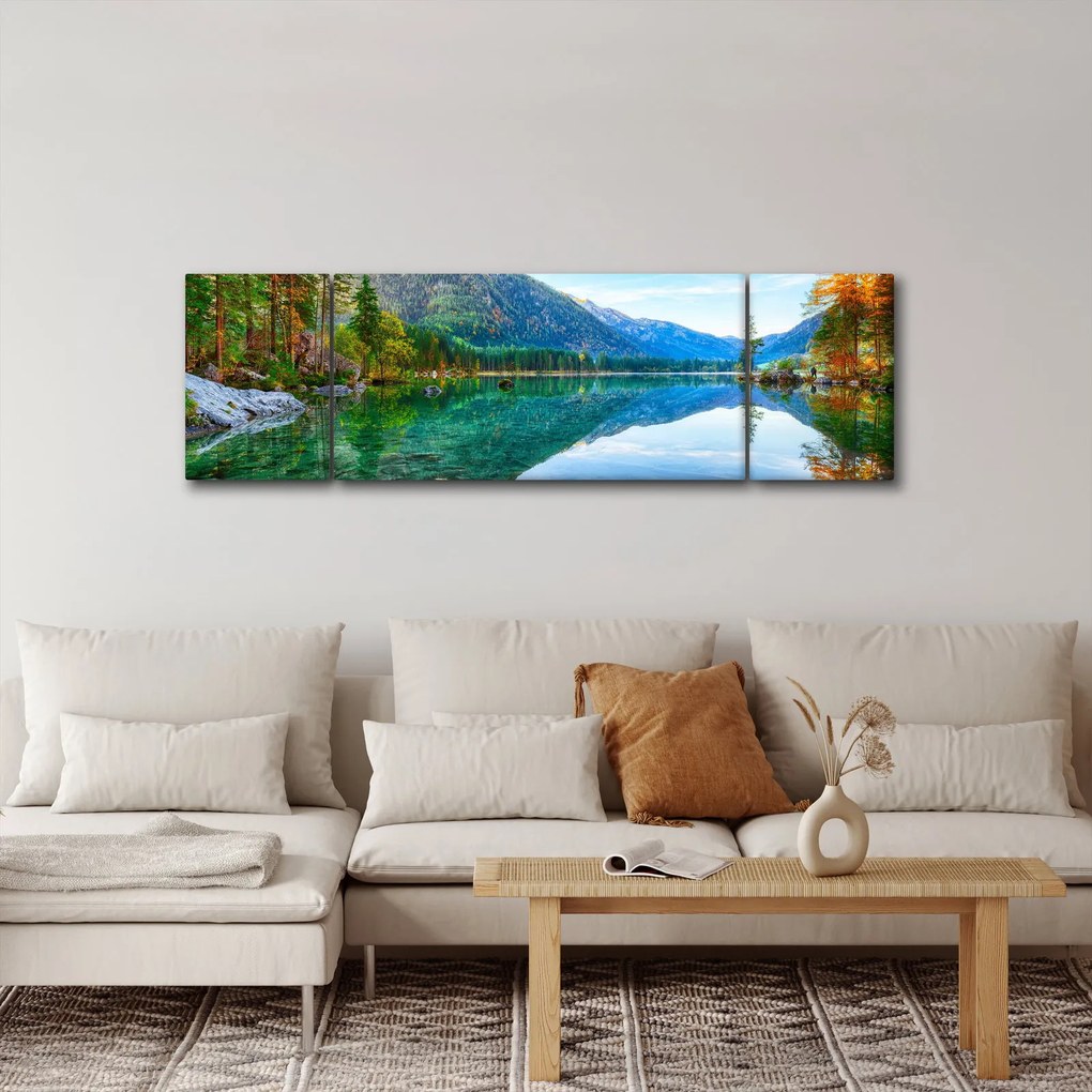 Obraz - Jezioro Hintersee (170x50 cm)