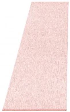 Dywan wykładzinowy na filcu Nizza różowy melanż 80 cm x 250 cm