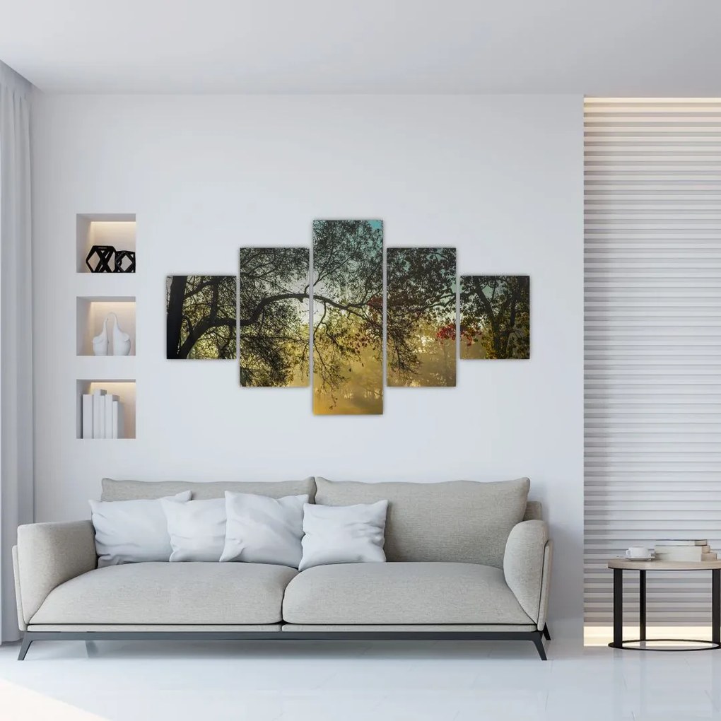 Obraz wschodu słońca (125x70 cm)