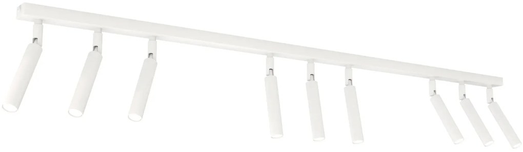 Biała sufitowa lampa reflektorowa - 4X D143 S5-H72