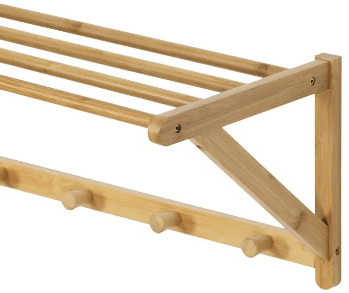 Wieszak B004 NAT, bambus