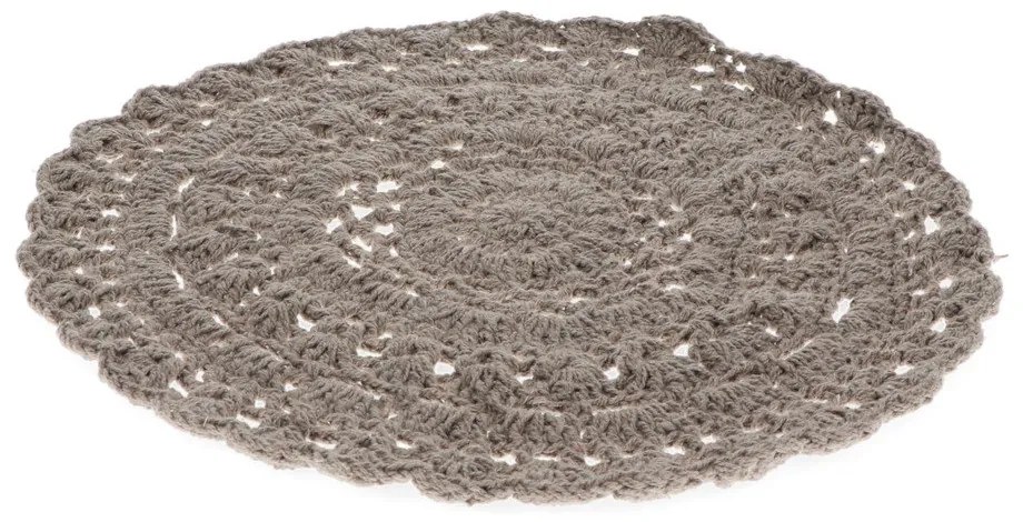 Mata stołowa z mieszanki bawełny ø 35 cm Crochet – Rex London
