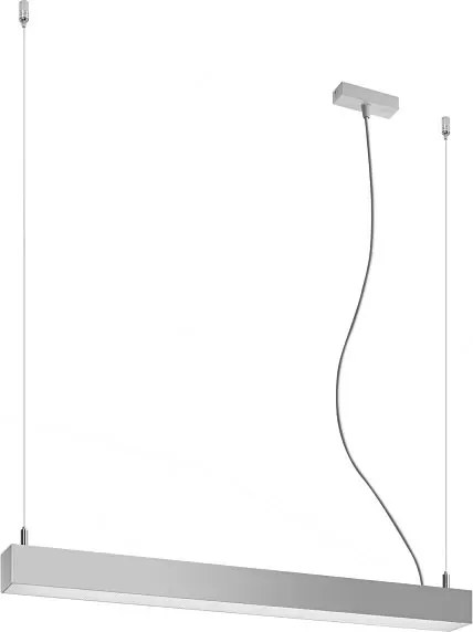 Srebrna loftowa lampa wisząca LED 3000 K - 4X EX617 L3-G61