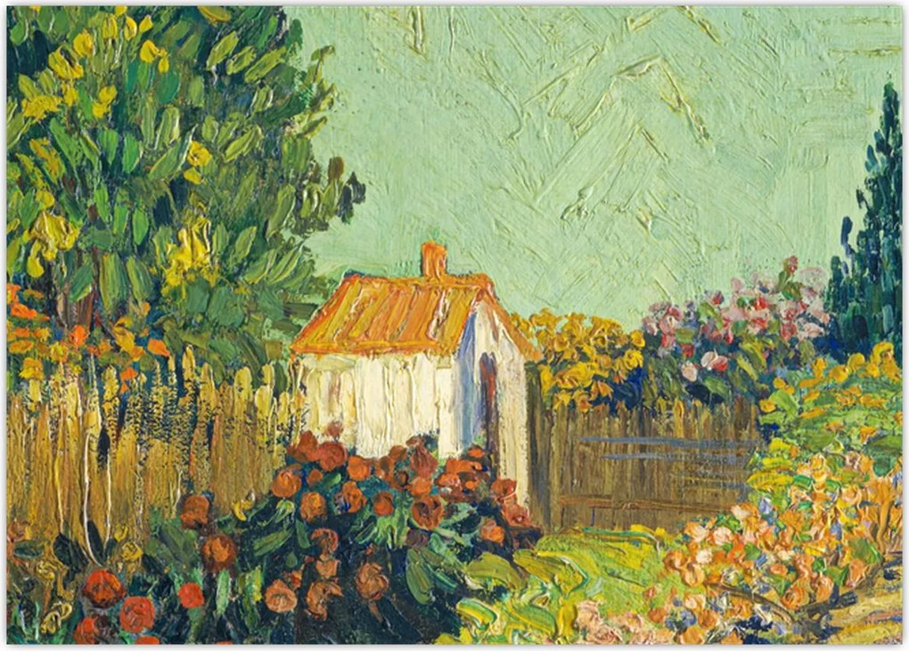 Obraz - Imitator of Vincent van Gogh, Landscape, reprodukcje (70x50 cm)