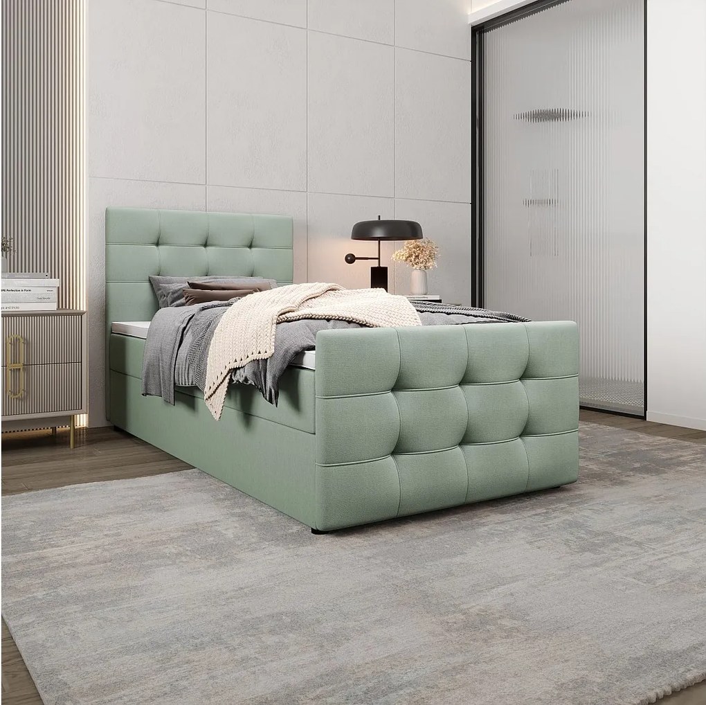 Łóżko kontynentalne MILANO 2 100x200 Cosmic 16