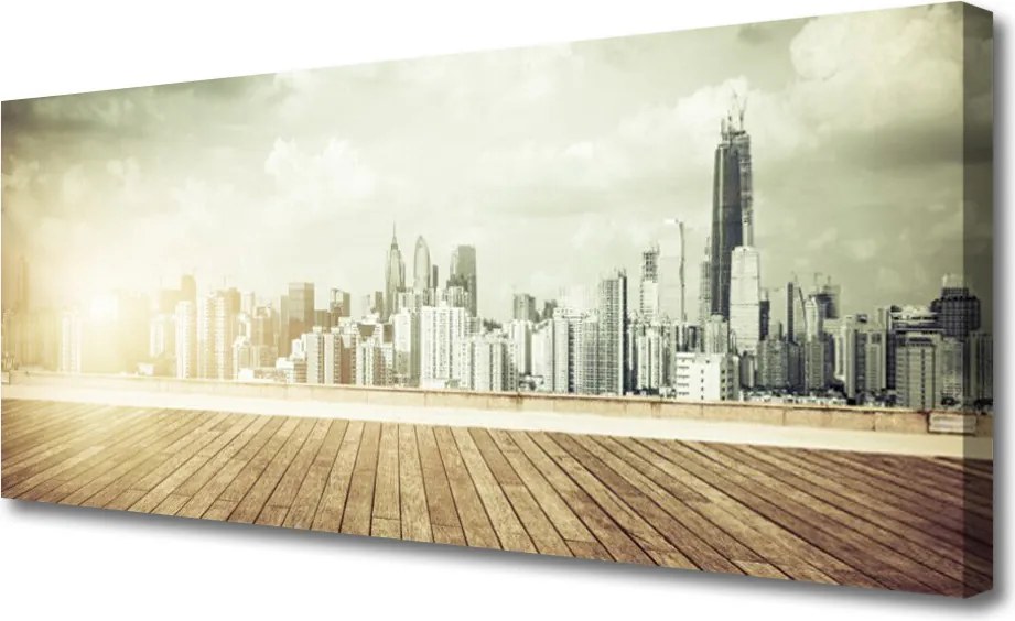 Obraz canvas Potęga Nowojorskich Drapaczy Chmur
