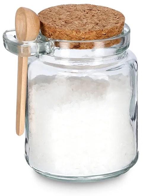 Słoik zamykany korkiem z praktyczną łyżeczką, 250 ml