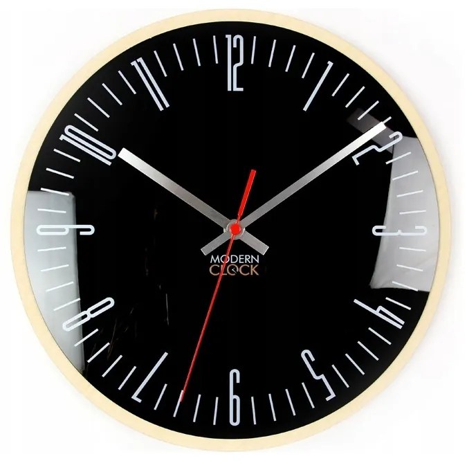 Zegar na ścianę nowoczesny efektowny okrągły cichy do kuchni salonu pokoju