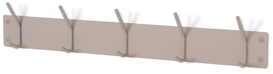 Szarobrązowy metalowy wieszak ścienny 70 cm Fusion – Spinder Design