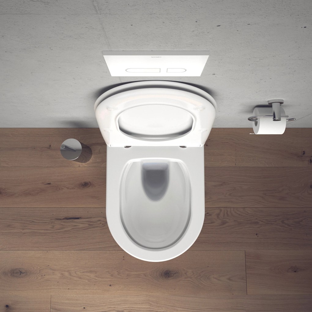 Duravit Soleil zestaw WC wiszący z deską sedesową - ukryte mocowanieBiały - technologia HygieneGlaze & HygieneFlush