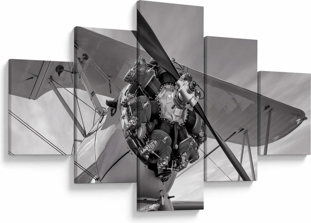 Obraz - Samolot (125x70 cm)