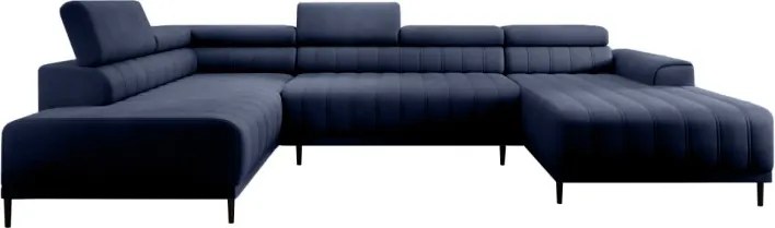 Narożnik CALDO XL Lewostronny z funkcją spania wolnostojąca w tkaninie RUN AGAIN 77 WERSAL