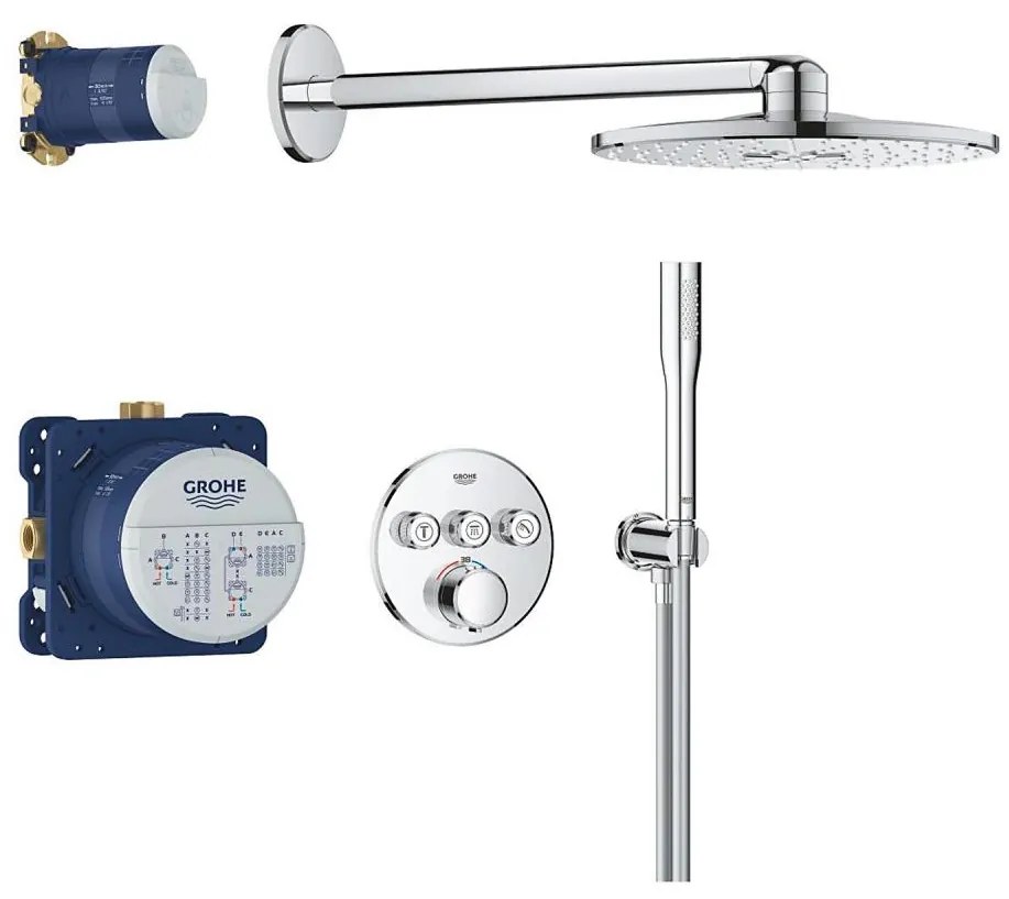 GROHE 34874000 - System prysznicowy PRECISION SMARTCONTROL 310 mm chrom błyszczący