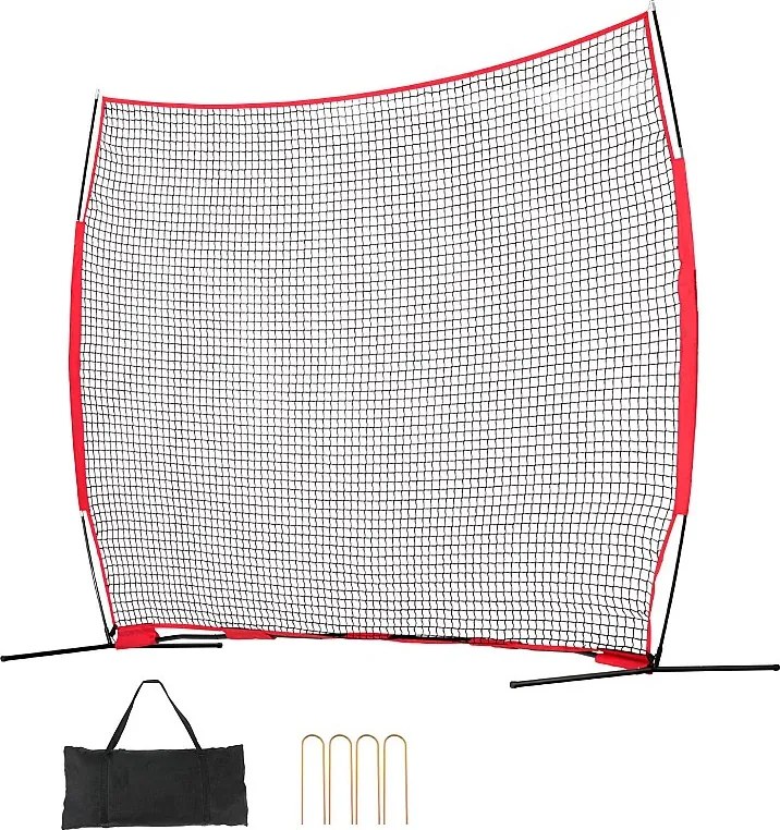 Sieć Ochronna Barykada SucceBuy, Sieć Treningowa do Softballu, 360 x 270cm, Ekran Treningowy do Baseballu, Softballu, Piłki Nożnej, Hokeja