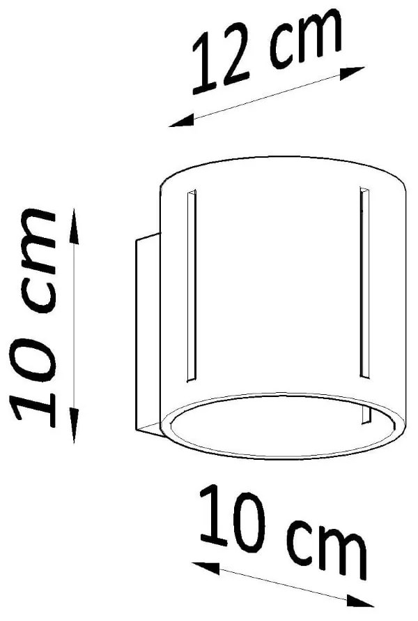 Biały kinkiet Vulco – Nice Lamps