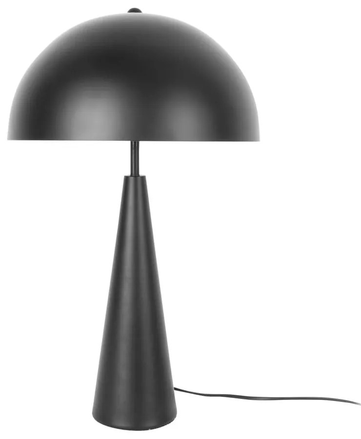 Czarna lampa stołowa Leitmotiv Sublime, wys. 51 cm