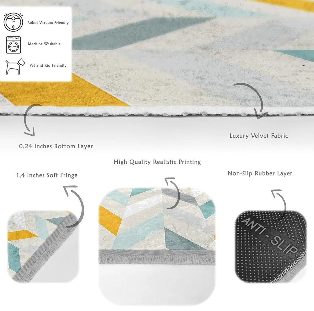 Szary dywan 120x180 cm – Mila Home
