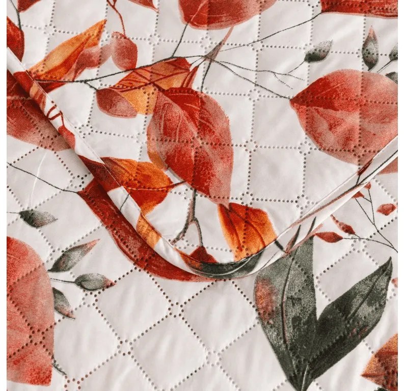 Narzuta na łóżko ze wzorem AUTUMN LEAVES, kolorowy Rozmiar: 170 x 210 cm