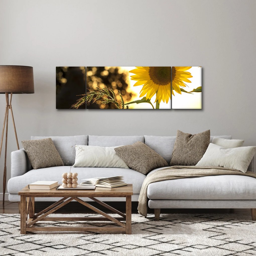 Obraz słonecznika (170x50 cm)