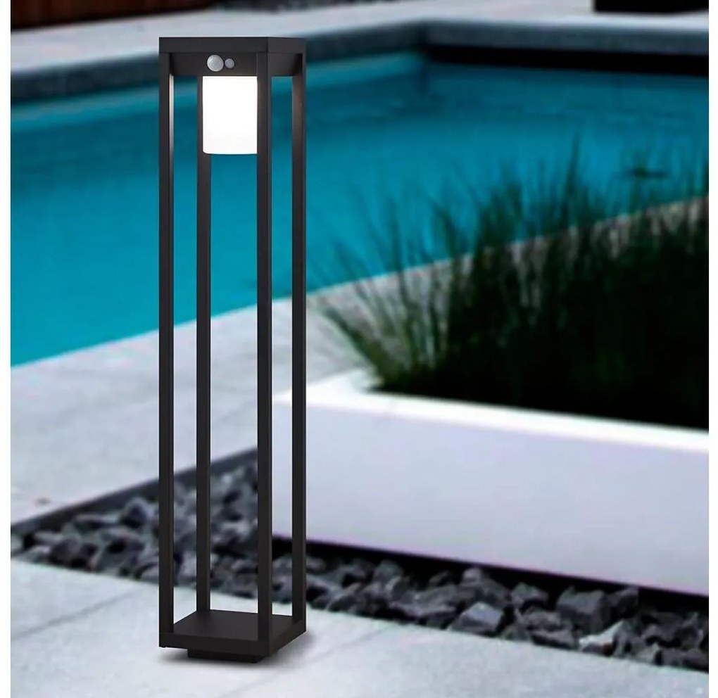 Eglo 900805 - LED Lampa solarna z czujnikiem MARTANO LED/3,7W/3,7V 2000 mAh IP44