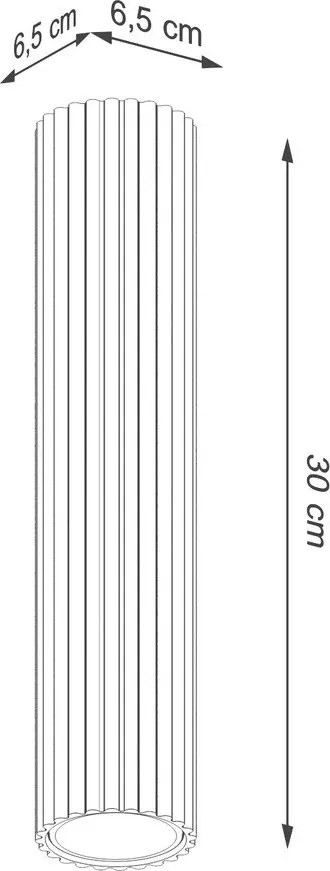 Szarobrązowa metalowa lampa punktowa Gleam – Sollux