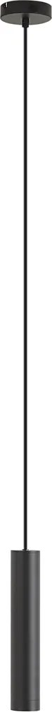 Designerska lampa wisząca czarna GU10 50mm IP44 - Tuba