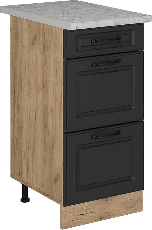 Szafka dolna do kuchni antracytowy domek wiejski 40x60x81.6 r-line