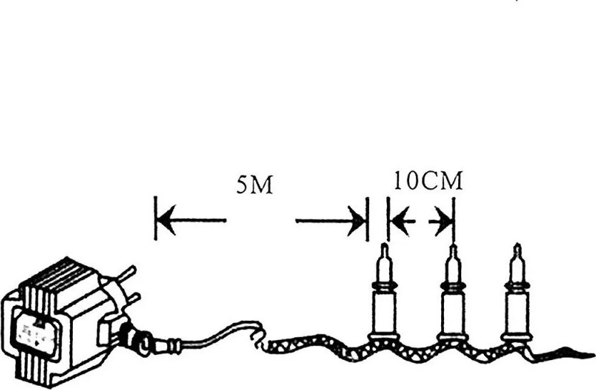 Świąteczne LED oświetlenie - 60 m, 600 LED, kolorowe
