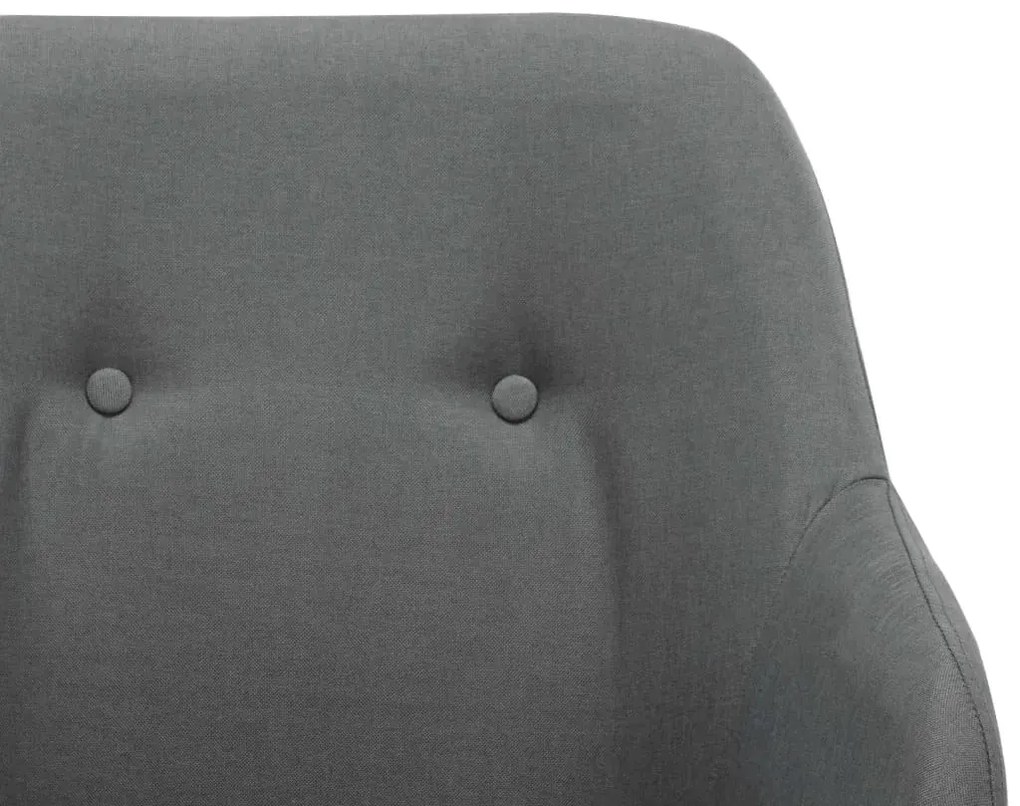Jasnoszary nowoczesny fotel bujany C6-D65