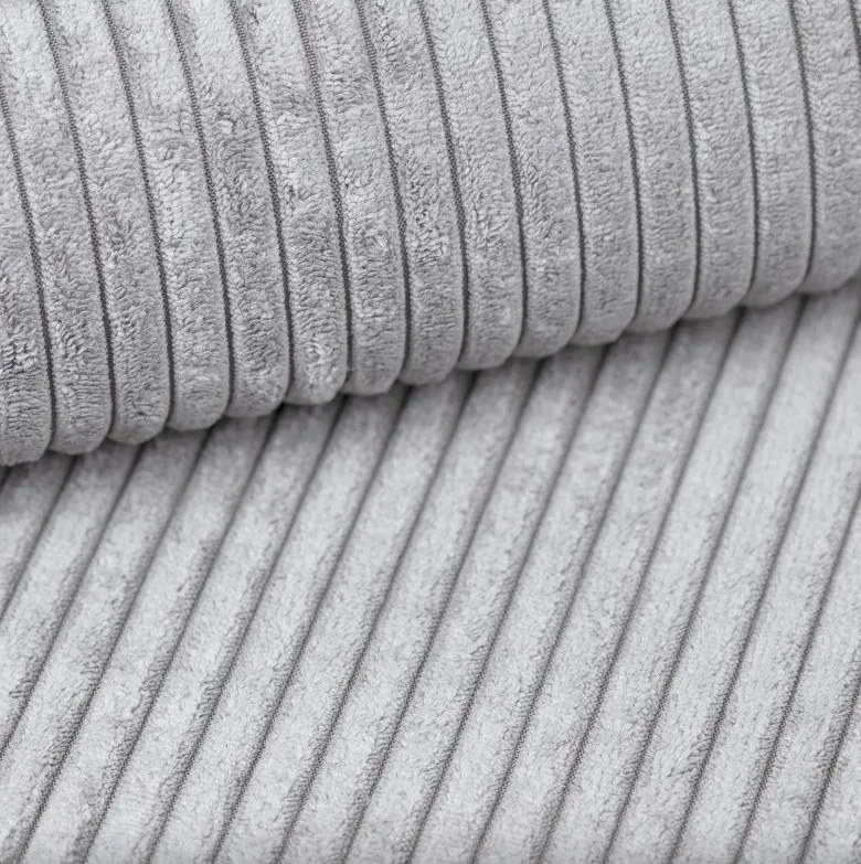 Kanapa KASJO Prawostronny Sofo-Narożnik z funkcją spania i poduszkami, 2x pojemnik POSO 110 Popielaty DOMOHOME